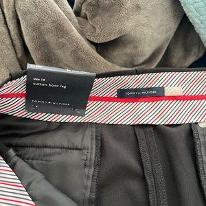 Women's Tommy Hilfiger Black Pants Sutton Boot - Size 14